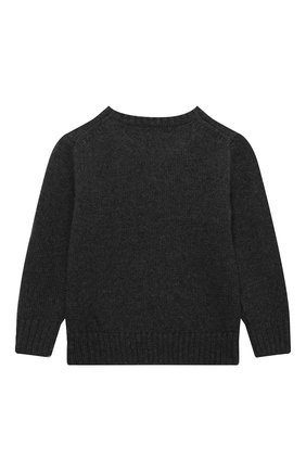 Детский шерстяной пуловер POLO RALPH LAUREN серого цвета по цене 16250 руб., арт. 321857438 | Фото 2 Детский шерстяной пуловер POLO RALPH LAUREN серого цвета, арт. 321857438 | Фото 2 (Рукава: Длинные; Материал внешний: Шерсть; Мальчики Кросс-КТ: Пуловер-одежда)