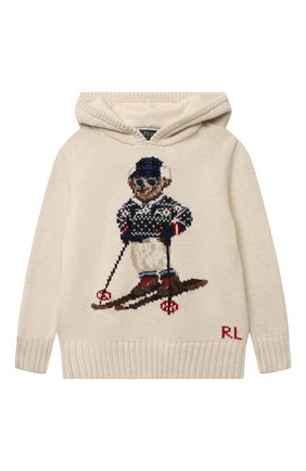 Детский хлопковое худи POLO RALPH LAUREN кремвого цвета по цене 14050 руб., арт. 321853490 | Фото 1 Детский хлопковое худи POLO RALPH LAUREN кремвого цвета, арт. 321853490 | Фото 1 (Рукава: Длинные; Материал внешний: Хлопок; Мальчики Кросс-КТ: Толстовка-одежда)