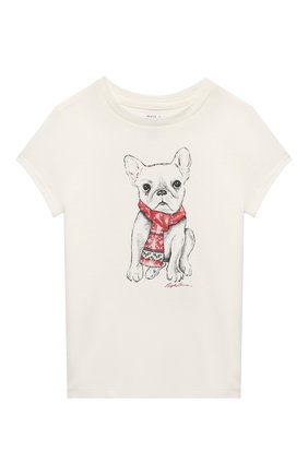 Детская хлопковая футболка POLO RALPH LAUREN кремвого цвета по цене 3805 руб., арт. 311853363 | Фото 1 Детская хлопковая футболка POLO RALPH LAUREN кремвого цвета, арт. 311853363 | Фото 1 (Материал внешний: Хлопок; Рукава: Короткие)