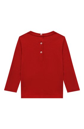 Детский хлопковый лонгслив POLO RALPH LAUREN красного цвета по цене 3805 руб., арт. 310857106 | Фото 2 Детский хлопковый лонгслив POLO RALPH LAUREN красного цвета, арт. 310857106 | Фото 2 (Материал внешний: Хлопок; Рукава: Длинные)