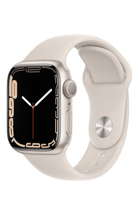 Смарт-часы apple watch series 7 gps 41mm starlight aluminium case with starlight sport band APPLE   цвета, арт. MKMY3RU/A | Фото 1 (Кросс-КТ: Деактивировано)