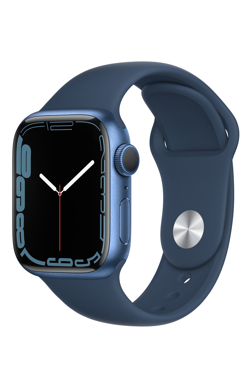 Смарт-часы apple watch series 7 gps 41mm blue aluminium case with abyss blue sport band APPLE  blue цвета, арт. MKN13RU/A | Фото 1 (Кросс-КТ: Деактивировано)