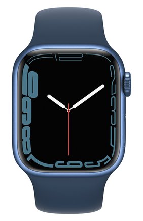 Смарт-часы apple watch series 7 gps 41mm blue aluminium case with abyss blue sport band APPLE  blue цвета, арт. MKN13RU/A | Фото 2 (Кросс-КТ: Деактивировано)