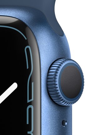 Смарт-часы apple watch series 7 gps 41mm blue aluminium case with abyss blue sport band APPLE  blue цвета, арт. MKN13RU/A | Фото 3 (Кросс-КТ: Деактивировано)