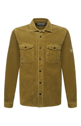 Мужская хлопковая рубашка STONE ISLAND хаки цвета по цене 25100 руб., арт. 751512111 | Фото 1 Мужская хлопковая рубашка STONE ISLAND хаки цвета, арт. 751512111 | Фото 1 (Материал внешний: Хлопок; Случай: Повседневный; Принт: Однотонные; Рукава: Длинные; Манжеты: На пуговицах; Воротник: Кент; Стили: Милитари; Длина (для топов): Стандартные)