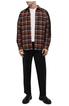 Мужская утепленная куртка DSQUARED2 оранжевого цвета по цене 65450 руб., арт. S71DM0487/S54274 | Фото 2 Мужская утепленная куртка DSQUARED2 оранжевого цвета, арт. S71DM0487/S54274 | Фото 2 (Длина (верхняя одежда): До середины бедра; Рукава: Длинные; Материал внешний: Шерсть; Материал подклада: Синтетический материал; Кросс-КТ: Куртка; Мужское Кросс-КТ: утепленные куртки; Стили: Гранж)