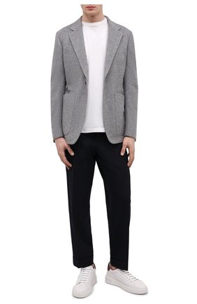 Мужской пиджак из кашемира и шерсти ZEGNA COUTURE серого цвета по цене 337000 руб., арт. 287146/1D2CN0 | Фото 2 Мужской пиджак из кашемира и шерсти ZEGNA COUTURE серого цвета, арт. 287146/1D2CN0 | Фото 2 (Материал подклада: Купро; Материал внешний: Кашемир, Шерсть; Длина (для топов): Стандартные; Рукава: Длинные; Случай: Повседневный; 1-2-бортные: Однобортные; Пиджаки М: Приталенный; Стили: Кэжуэл)