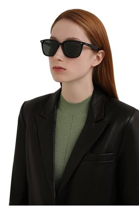 Женские солнцезащитные очки RAY-BAN черного цвета, арт. 4362-601/71 | Фото 2 (Тип очков: С/з; Очки форма: Круглые)