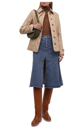 Женские кожаные сапоги tonya 70 JIMMY CHOO коричневого цвета по цене 98700 руб., арт. T0NYA 70/ZVL | Фото 2 Женские кожаные сапоги tonya 70 JIMMY CHOO коричневого цвета, арт. T0NYA 70/ZVL | Фото 2 (Материал внутренний: Натуральная кожа; Высота голенища: Высокие; Каблук тип: Устойчивый; Каблук высота: Средний; Подошва: Платформа; Материал внешний: Кожа)