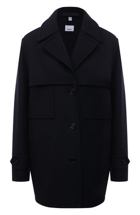 Женское кашемировое полупальто tedburn BURBERRY темно-синего цвета по цене 265000 руб., арт. 8043141 | Фото 1 Женское кашемировое полупальто tedburn BURBERRY темно-синего цвета, арт. 8043141 | Фото 1 (Материал внешний: Кашемир, Шерсть; Рукава: Длинные; Длина (верхняя одежда): До середины бедра; Стили: Кэжуэл; 1-2-бортные: Однобортные)