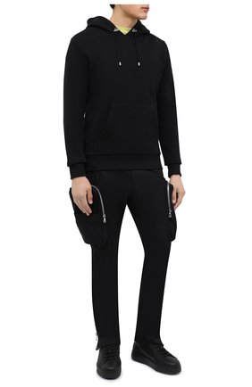 Мужские кожаные кеды DSQUARED2 черного цвета по цене 42950 руб., арт. SNM0172 01504667 | Фото 2 Мужские кожаные кеды DSQUARED2 черного цвета, арт. SNM0172 01504667 | Фото 2 (Материал утеплителя: Натуральный мех; Подошва: Массивная)
