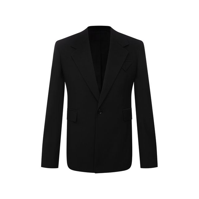 Шерстяной пиджак Bottega Veneta Чёрный 677503/V0B30 5601061