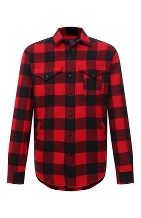 Мужская хлопковая рубашка POLO RALPH LAUREN красного цвета по цене 25100 руб., арт. 710851338/5017A | Фото 1 Мужская хлопковая рубашка POLO RALPH LAUREN красного цвета, арт. 710851338/5017A | Фото 1 (Рукава: Длинные; Материал внешний: Хлопок; Длина (для топов): Стандартные; Случай: Повседневный; Принт: Клетка; Манжеты: На пуговицах; Воротник: Кент; Стили: Гранж)