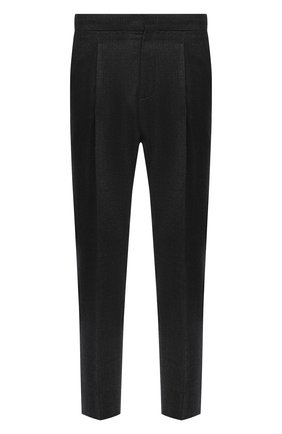 Мужские шерстяные брюки Z ZEGNA темно-серого цвета по цене 32350 руб., арт. 2ZF035/73N7C2 | Фото 1 Мужские шерстяные брюки Z ZEGNA темно-серого цвета, арт. 2ZF035/73N7C2 | Фото 1 (Материал внешний: Шерсть; Длина (брюки, джинсы): Стандартные; Случай: Формальный; Стили: Классический)