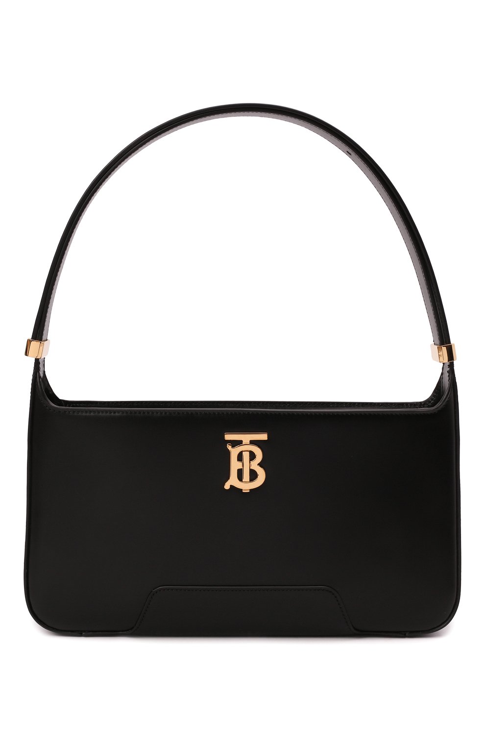 Женская сумка tb medium BURBERRY черного цвета, арт. 8046246 | Фото 1 (Сумки-технические: Сумки top-handle; Размер: medium; Материал: Натуральная кожа)