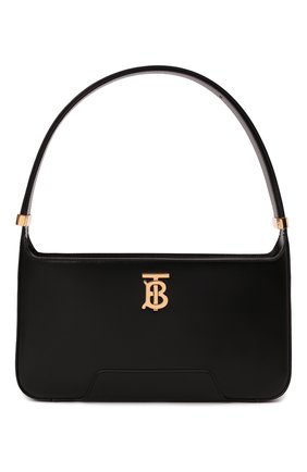 Женская сумка tb medium BURBERRY черного цвета, арт. 8046246 | Фото 1 (Размер: medium; Материал: Натуральная кожа; Сумки-технические: Сумки top-handle)