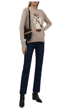 Женский хлопковый свитер POLO RALPH LAUREN бежевого цвета по цене 37950 руб., арт. 211847034 | Фото 2 Женский хлопковый свитер POLO RALPH LAUREN бежевого цвета, арт. 211847034 | Фото 2 (Рукава: Длинные; Длина (для топов): Стандартные; Материал внешний: Хлопок; Женское Кросс-КТ: Свитер-одежда; Стили: Кэжуэл)