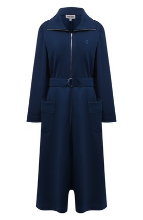 Женское платье KENZO темно-синего цвета по цене 55000 руб., арт. FB62R07984IP | Фото 1 Женское платье KENZO темно-синего цвета, арт. FB62R07984IP | Фото 1 (Материал внешний: Хлопок, Синтетический материал; Длина Ж (юбки, платья, шорты): Миди; Рукава: Длинные; Женское Кросс-КТ: Платье-одежда; Случай: Повседневный; Стили: Кэжуэл)