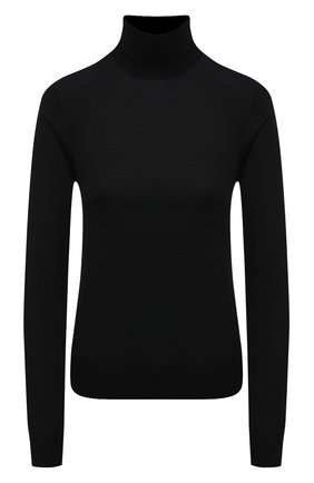 Женская шерстяная водолазка JIL SANDER черного цвета по цене 66800 руб., арт. JSWT753301-WTY20158 | Фото 1 Женская шерстяная водолазка JIL SANDER черного цвета, арт. JSWT753301-WTY20158 | Фото 1 (Материал внешний: Шерсть; Женское Кросс-КТ: Водолазка-одежда; Рукава: Длинные; Длина (для топов): Стандартные; Стили: Кэжуэл)