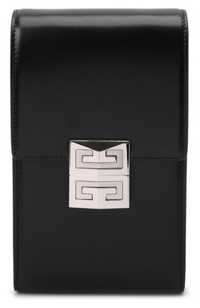 Женская сумка 4g mini GIVENCHY черного цвета, арт. BBU023B15S | Фото 1 (Сумки-технические: Сумки через плечо; Материал: Натуральная кожа; Размер: mini; Ремень/цепочка: На ремешке)