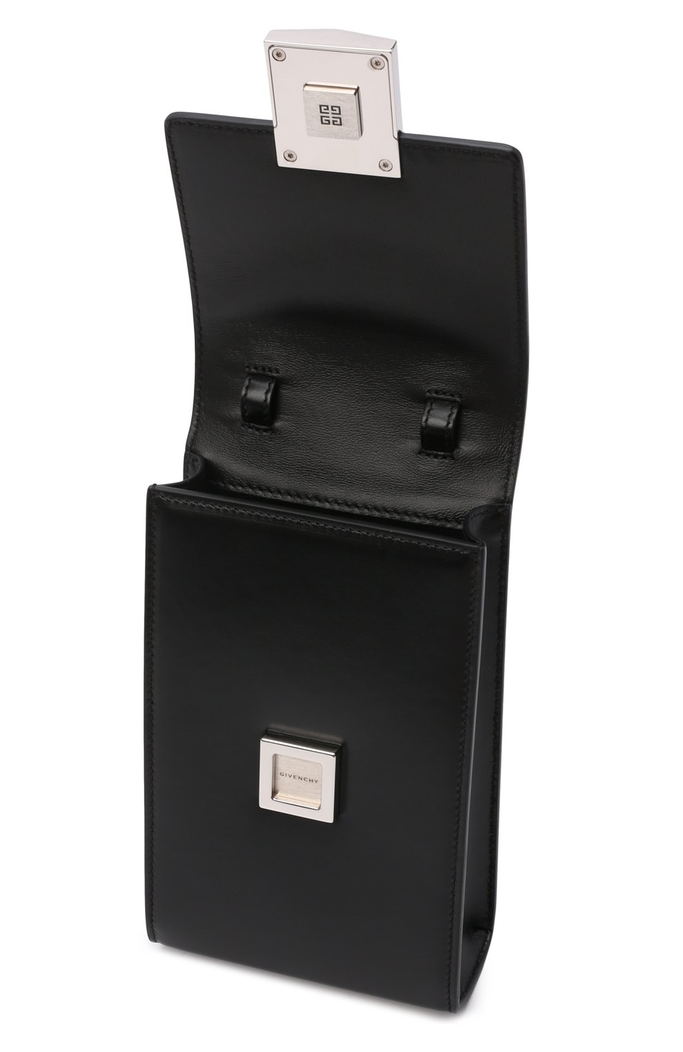 Женская сумка 4g mini GIVENCHY черного цвета, арт. BBU023B15S | Фото 5 (Сумки-технические: Сумки через плечо; Материал: Натуральная кожа; Размер: mini; Ремень/цепочка: На ремешке)