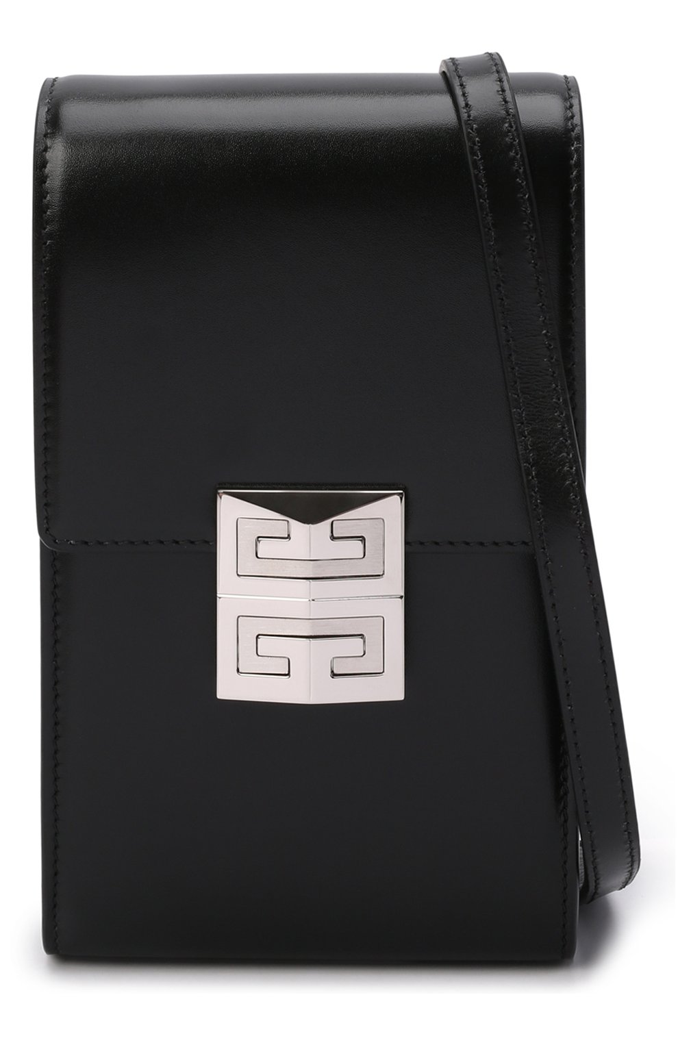 Женская сумка 4g mini GIVENCHY черного цвета, арт. BBU023B15S | Фото 6 (Сумки-технические: Сумки через плечо; Материал: Натуральная кожа; Размер: mini; Ремень/цепочка: На ремешке)