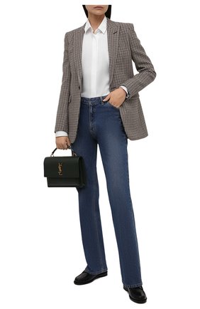 Женские кожаные пенни-лоферы SAINT LAURENT черного цвета по цене 51950 руб., арт. 670232/1VUVV | Фото 2 Женские кожаные пенни-лоферы SAINT LAURENT черного цвета, арт. 670232/1VUVV | Фото 2 (Каблук высота: Низкий; Материал внутренний: Натуральная кожа; Подошва: Плоская)