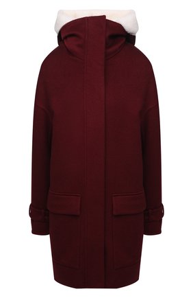 Женская парка с меховой подкладкой KITON красного цвета по цене 1380000 руб., арт. D52692K0524A | Фото 1 Женская парка с меховой подкладкой KITON красного цвета, арт. D52692K0524A | Фото 1 (Материал внешний: Шерсть, Кашемир; Длина (верхняя одежда): До середины бедра; Рукава: Длинные; Кросс-КТ: Куртка; Стили: Кэжуэл)