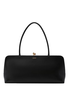 Женская сумка goji JIL SANDER черного цвета по цене 140000 руб., арт. JSWT852369-WTB00111N | Фото 1 Женская сумка goji JIL SANDER черного цвета, арт. JSWT852369-WTB00111N | Фото 1 (Размер: large; Материал: Натуральная кожа; Сумки-технические: Сумки top-handle)