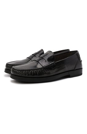 Мужские кожаные пенни-лоферы TOD’S темно-серого цвета по цене 36300 руб., арт. XXM02I00641SHC | Фото 1 Мужские кожаные пенни-лоферы TOD’S темно-серого цвета, арт. XXM02I00641SHC | Фото 1 (Материал внутренний: Текстиль; Стили: Кэжуэл; Материал внешний: Кожа; Обувь: Обувь)