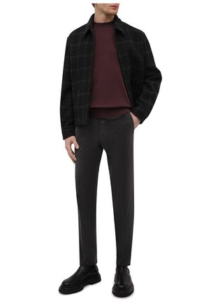 Мужские брюки из хлопка и кашемира ERMENEGILDO ZEGNA серого цвета по цене 69950 руб., арт. 865F10/77TB12 | Фото 2 Мужские брюки из хлопка и кашемира ERMENEGILDO ZEGNA серого цвета, арт. 865F10/77TB12 | Фото 2 (Материал внешний: Хлопок; Длина (брюки, джинсы): Стандартные; Случай: Повседневный; Силуэт М (брюки): Чиносы; Стили: Кэжуэл)