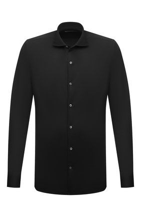 Мужская шерстяная сорочка LORO PIANA темно-серого цвета по цене 89700 руб., арт. FAL9279 | Фото 1 Мужская шерстяная сорочка LORO PIANA темно-серого цвета, арт. FAL9279 | Фото 1 (Материал внешний: Шерсть; Случай: Формальный; Манжеты: На пуговицах; Воротник: Акула; Длина (для топов): Стандартные; Рукава: Длинные; Принт: Однотонные)