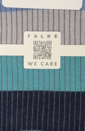 Женские хлопковые носки FALKE синего цвета по цене 1700 руб., арт. 46427 | Фото 2 Женские хлопковые носки FALKE синего цвета, арт. 46427 | Фото 2 (Материал внешний: Хлопок)