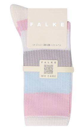 Женские хлопковые носки FALKE белого цвета по цене 1700 руб., арт. 46427 | Фото 1 Женские хлопковые носки FALKE белого цвета, арт. 46427 | Фото 1 (Материал внешний: Хлопок)