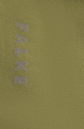 Женские носки FALKE светло-зеленого цвета по цене 1740 руб., арт. 47673 | Фото 2 Женские носки FALKE светло-зеленого цвета, арт. 47673 | Фото 2 (Материал внешний: Синтетический материал, Хлопок)