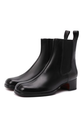 Женские кожаные ботинки square toe MANU ATELIER черного цвета по цене 43450 руб., арт. 2021318 | Фото 1 Женские кожаные ботинки square toe MANU ATELIER черного цвета, арт. 2021318 | Фото 1 (Каблук высота: Низкий; Подошва: Плоская; Материал внутренний: Натуральная кожа; Каблук тип: Устойчивый; Женское Кросс-КТ: Челси-ботинки)
