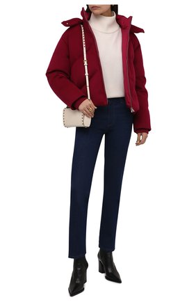 Женский кашемировый пуховик LORO PIANA фуксия цвета по цене 418000 руб., арт. FAL8877 | Фото 2 Женский кашемировый пуховик LORO PIANA фуксия цвета, арт. FAL8877 | Фото 2 (Материал утеплителя: Пух и перо; Материал подклада: Синтетический материал; Материал внешний: Кашемир, Шерсть; Кросс-КТ: Пуховик; Стили: Кэжуэл; Рукава: Длинные; Длина (верхняя одежда): Короткие)