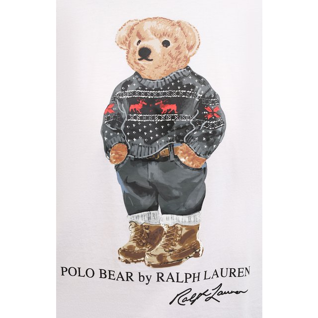 фото Хлопковая футболка polo ralph lauren