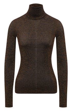 Женская водолазка SAINT LAURENT коричневого цвета по цене 75850 руб., арт. 670517/Y75GI | Фото 1 Женская водолазка SAINT LAURENT коричневого цвета, арт. 670517/Y75GI | Фото 1 (Длина (для топов): Стандартные; Материал внешний: Вискоза; Рукава: Длинные; Женское Кросс-КТ: Водолазка-одежда; Стили: Гламурный)