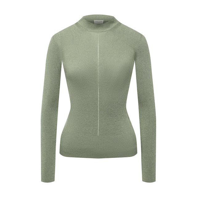 Пуловер из вискозы Saint Laurent Зелёный 670073/Y75GK 5601581