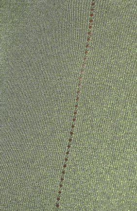 Женский пуловер из вискозы SAINT LAURENT светло-зеленого цвета, арт. 670073/Y75GK | Фото 5 (Рукава: Длинные; Стили: Гламурный; Длина (для топов): Стандартные; Материал внешний: Вискоза; Женское Кросс-КТ: Пуловер-одежда)