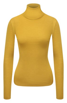 Женская водолазка из кашемира и шерсти SAINT LAURENT желтого цвета по цене 72000 руб., арт. 637869/YAPK2 | Фото 1 Женская водолазка из кашемира и шерсти SAINT LAURENT желтого цвета, арт. 637869/YAPK2 | Фото 1 (Материал внешний: Шерсть, Шелк, Кашемир; Женское Кросс-КТ: Водолазка-одежда; Стили: Гламурный; Длина (для топов): Стандартные; Рукава: Длинные)