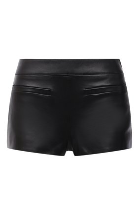 Женские кожаные шорты SAINT LAURENT черного цвета по цене 152000 руб., арт. 678157/YC2ZZ | Фото 1 Женские кожаные шорты SAINT LAURENT черного цвета, арт. 678157/YC2ZZ | Фото 1 (Материал подклада: Купро; Длина Ж (юбки, платья, шорты): Мини; Женское Кросс-КТ: Шорты-одежда; Стили: Гламурный; Материал внешний: Натуральная кожа)