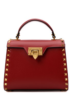 Женская сумка alcove small VALENTINO красного цвета по цене 209000 руб., арт. WW0B0J71/WAX | Фото 1 Женская сумка alcove small VALENTINO красного цвета, арт. WW0B0J71/WAX | Фото 1 (Материал: Натуральная кожа; Размер: small; Ремень/цепочка: На ремешке; Сумки-технические: Сумки top-handle)