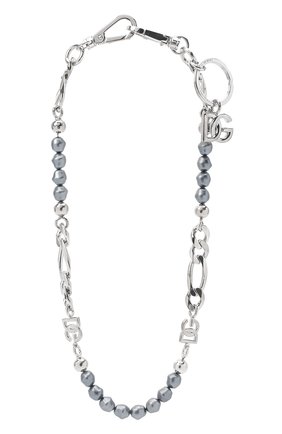 Мужского колье DOLCE & GABBANA серебряного цвета по цене 114500 руб., арт. WNN7P4/W1111 | Фото 1 Мужского колье DOLCE & GABBANA серебряного цвета, арт. WNN7P4/W1111 | Фото 1 (Материал: Металл)