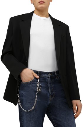 Мужского колье DOLCE & GABBANA серебряного цвета по цене 114500 руб., арт. WNN7P4/W1111 | Фото 3 Мужского колье DOLCE & GABBANA серебряного цвета, арт. WNN7P4/W1111 | Фото 3 (Материал: Металл)