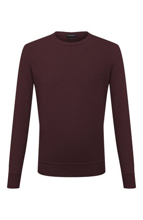 Мужской джемпер из хлопка и кашемира ERMENEGILDO ZEGNA бордового цвета по цене 83350 руб., арт. UYQ20/110 | Фото 1 Мужской джемпер из хлопка и кашемира ERMENEGILDO ZEGNA бордового цвета, арт. UYQ20/110 | Фото 1 (Материал внешний: Шерсть, Кашемир, Хлопок; Длина (для топов): Стандартные; Рукава: Длинные; Стили: Кэжуэл; Вырез: Круглый; Мужское Кросс-КТ: Джемперы; Принт: Без принта)