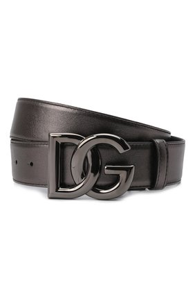 Мужской кожаный ремень DOLCE & GABBANA серебряного цвета по цене 32600 руб., арт. BC4646/AQ292 | Фото 1 Мужской кожаный ремень DOLCE & GABBANA серебряного цвета, арт. BC4646/AQ292 | Фото 1 (Случай: Повседневный)