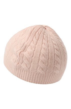 Детского кашемировая шапка OSCAR ET VALENTINE розового цвета, арт. BON05 | Фото 2 (Материал: Шерсть, Кашемир, Текстиль)