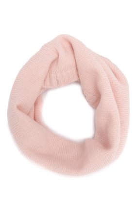 Детский кашемировый шарф-снуд OSCAR ET VALENTINE розового цвета, арт. NECK02 | Фото 1 (Материал: Кашемир, Шерсть, Текстиль)